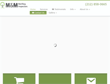 Tablet Screenshot of mandmenvironmental.com